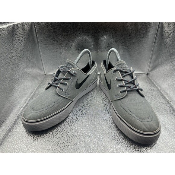 RARE  NIKE Stefan‎ Janoski Boys Gray Skateboard Sneakers Youth 6Y 654861-006 - Picture 4 of 9